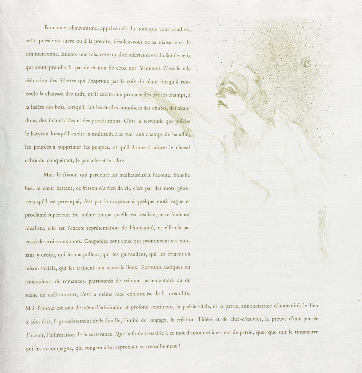 Yvette Guilbert-Franse Serie: Nr. 12 door Henri de Toulouse-Lautrec