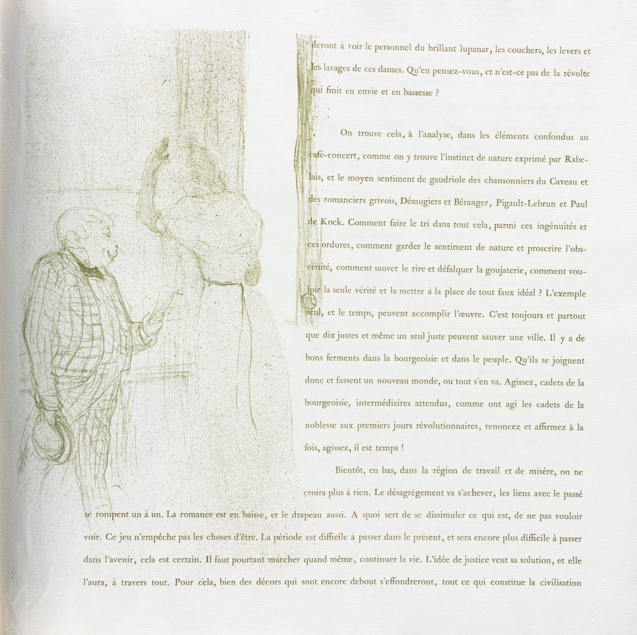 Yvette Guilbert-Franse Serie: Nr. 15, 1894 door Henri de Toulouse Lautrec