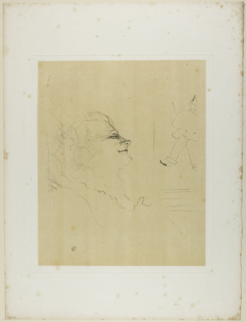 Yvette Guilbert—Pessima, uit Yvette Guilbert door Henri de Toulouse Lautrec
