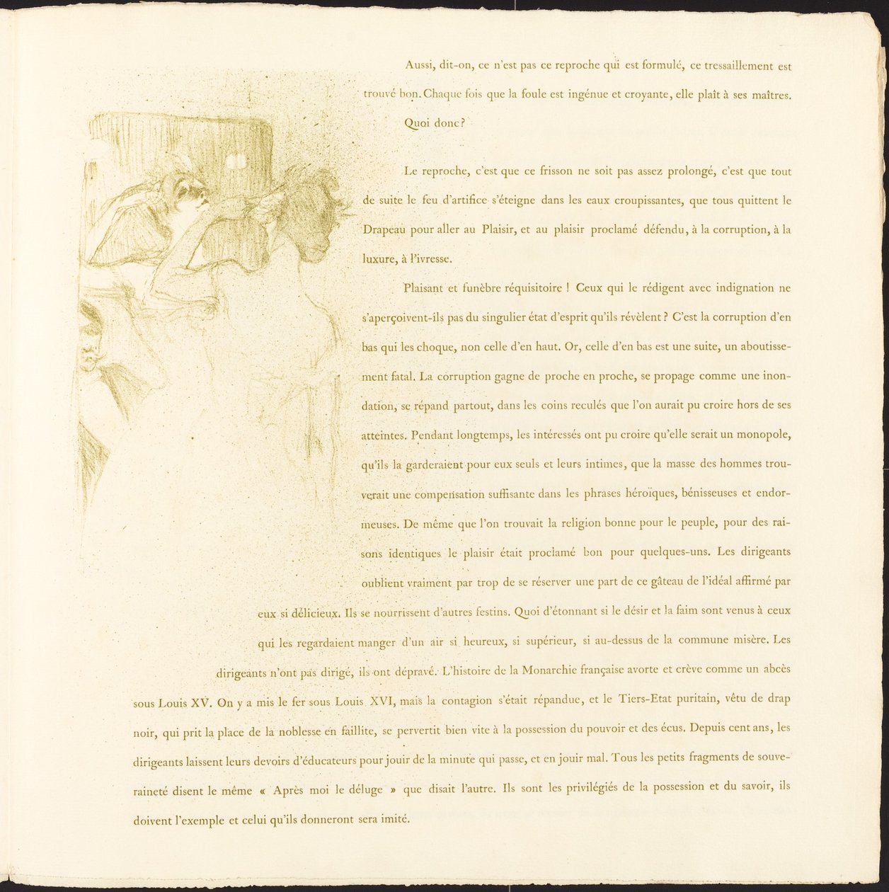 Yvette Guilbert door Henri de Toulouse Lautrec
