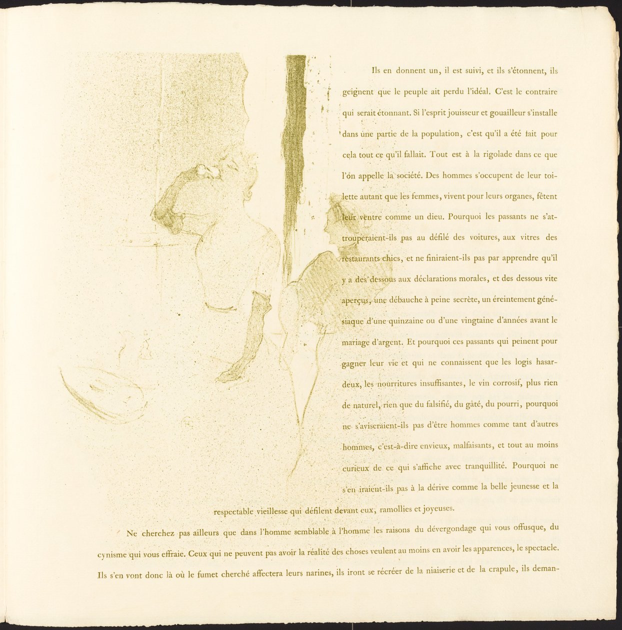 Yvette Guilbert door Henri de Toulouse Lautrec