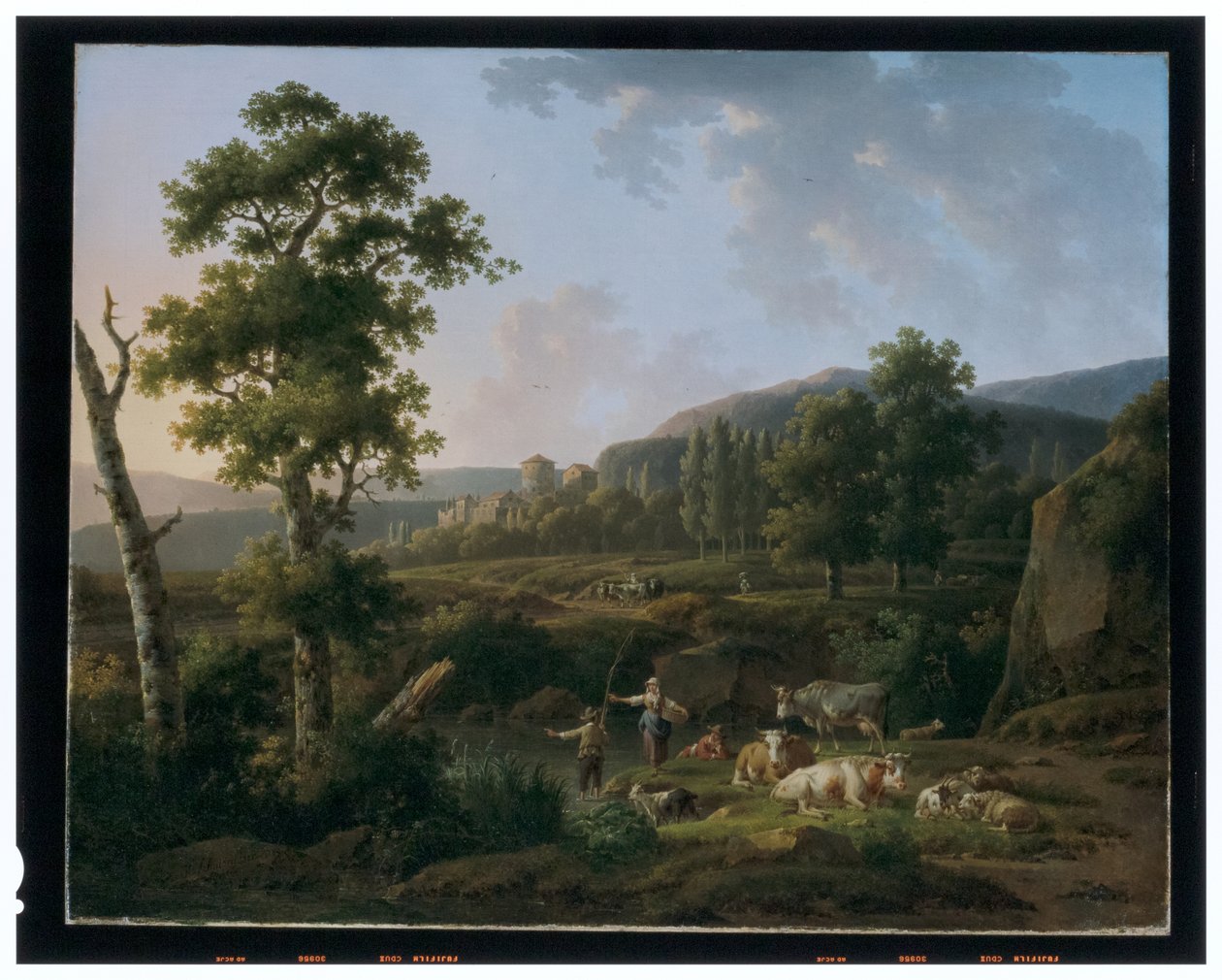 Een paar landschappen door Henricus Josephus Antoniessen