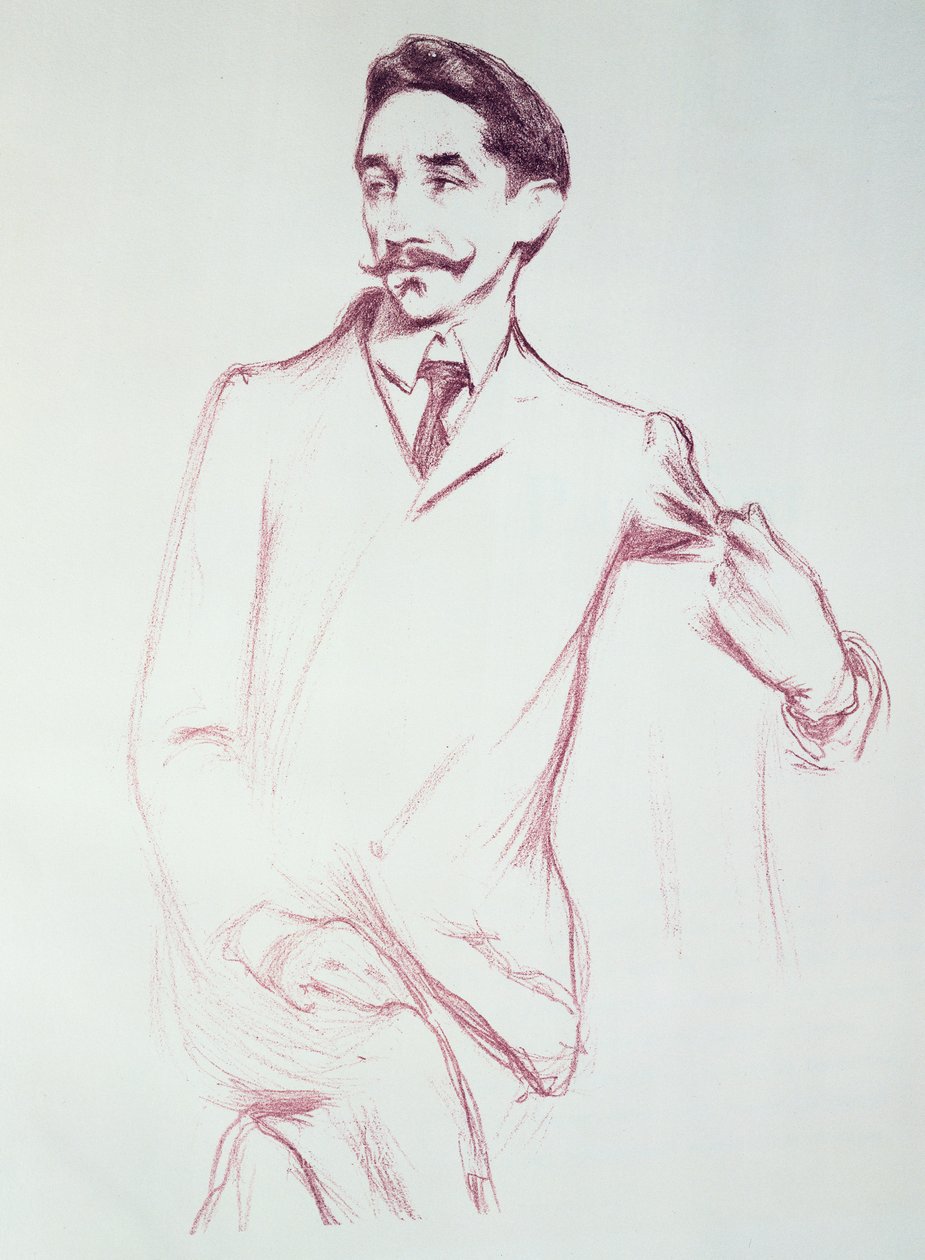 Portret van Robert de Montesquiou (1855-1921), 1901 door Henry Bataille