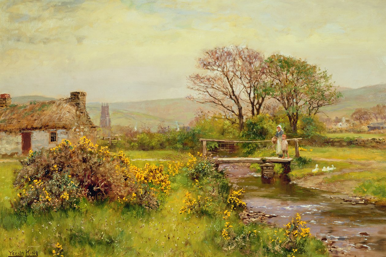 Ballaugh, Isle of Man door Henry John Yeend King