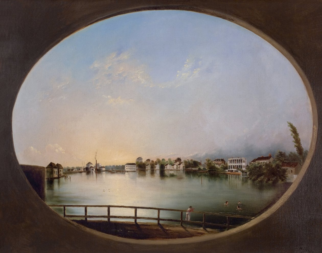Uitzicht op Charleston (Uitzicht vanuit het Oosten) door Henry Joseph Jackson