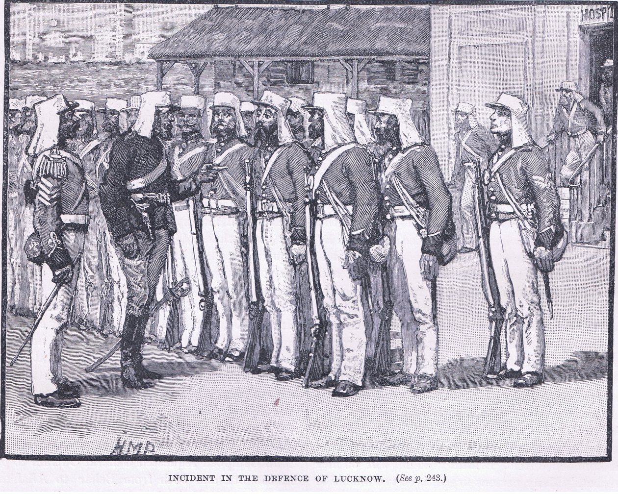 Incident bij de verdediging van Lucknow 1857 AD door Henry Marriott Paget