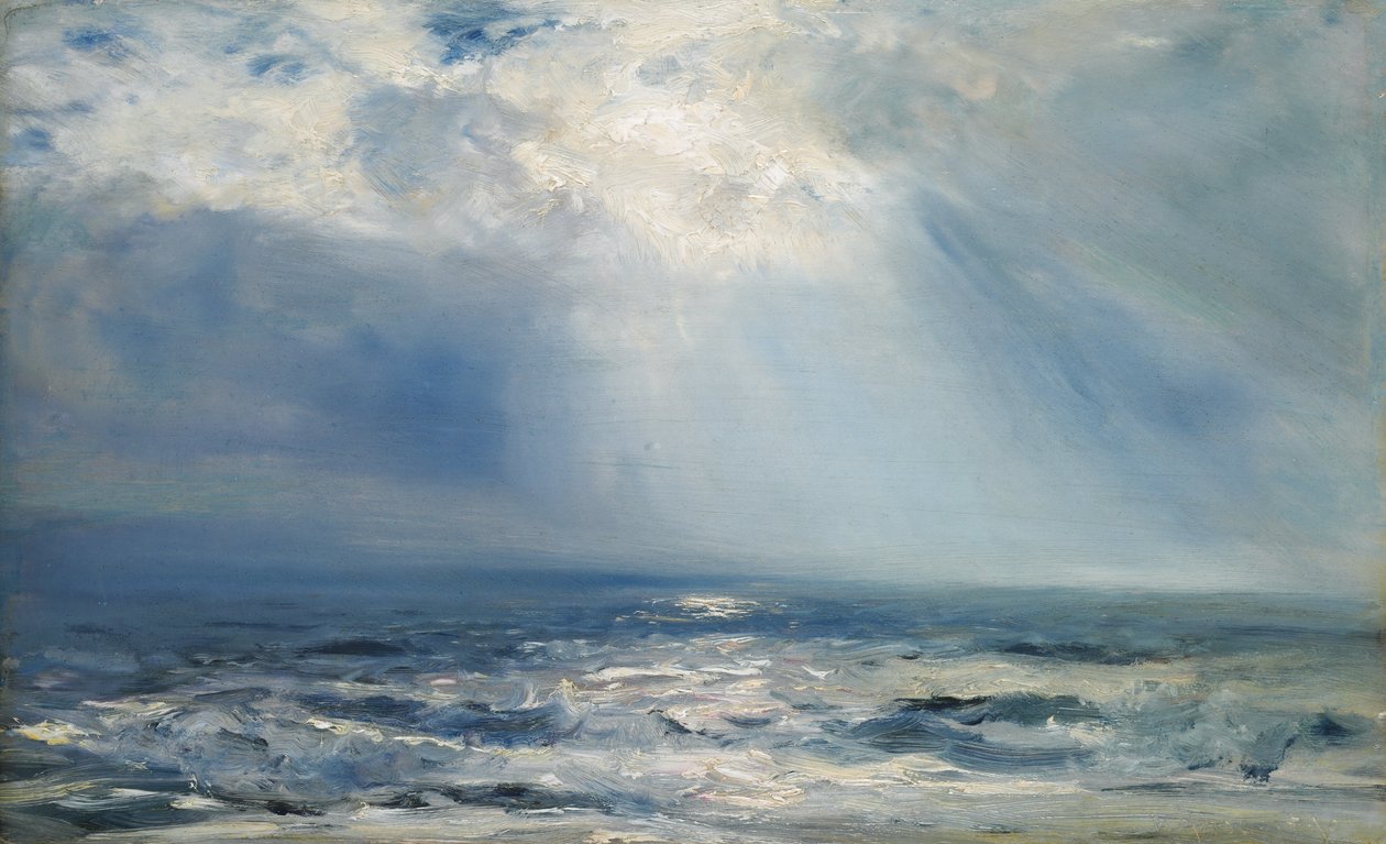 Een zonnestraal over de zee door Henry Moore
