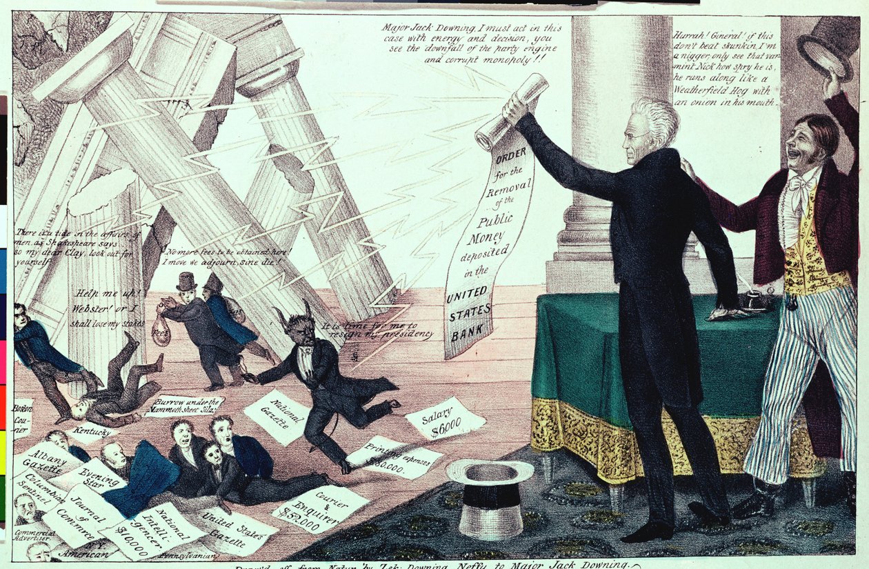 Ondergang van Moeder Bank, 1833 door Henry R. Robinson