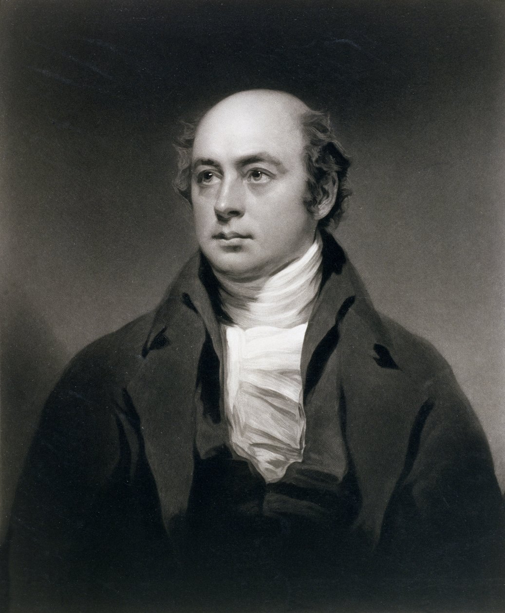 Sir Francis Leggatt Chantrey (1781-1841) gegraveerd door C. Turner, 1843 door Henry Raeburn
