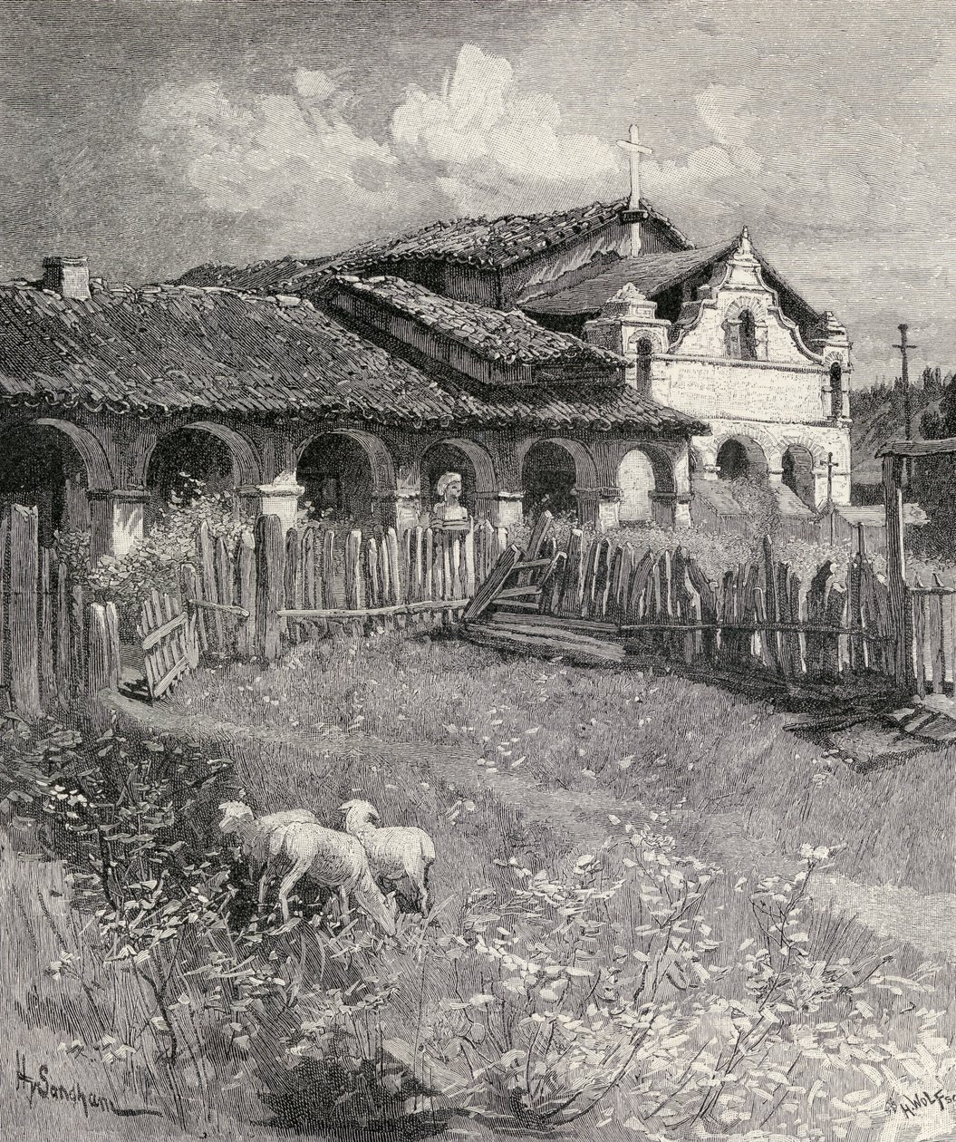 Missie San Antonio de Padua, Jolon, Californië, uit 