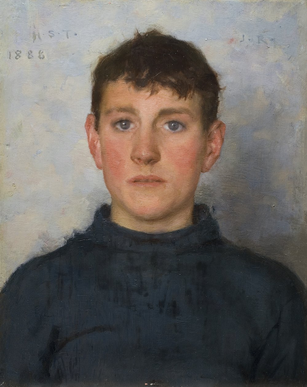 Portret van Jack Rolling, 1888 door Henry Scott Tuke