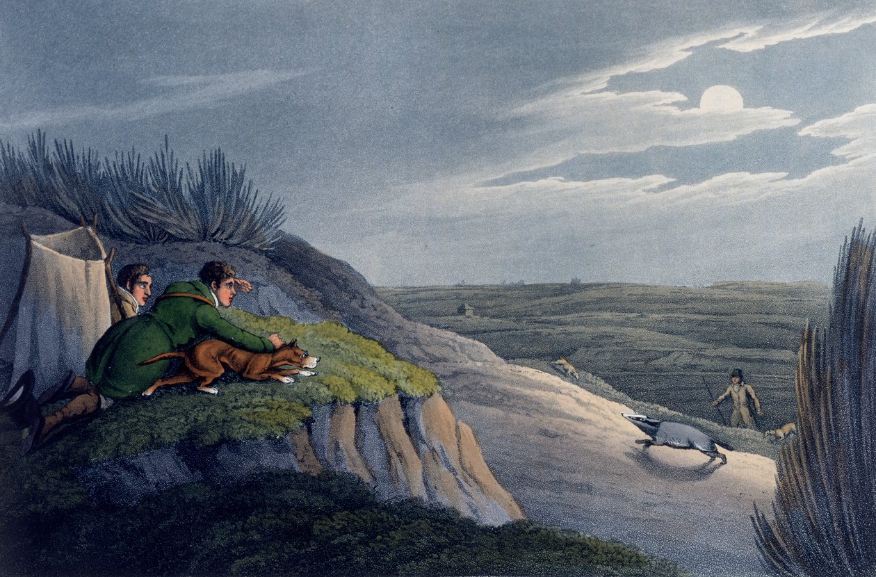 Das Vangen, 1820 door Henry Thomas Alken