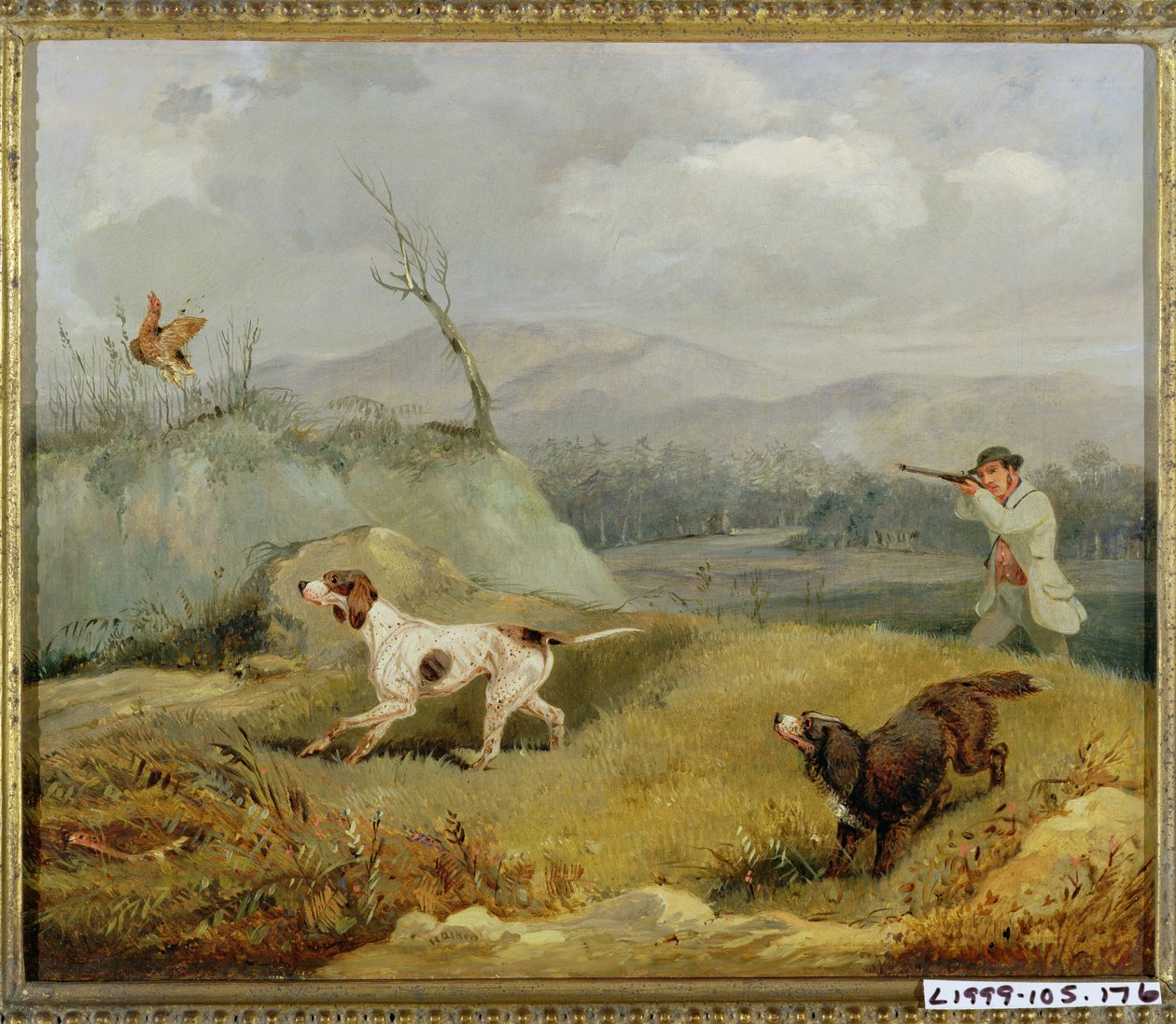Patrijzenjacht door Henry Thomas Alken