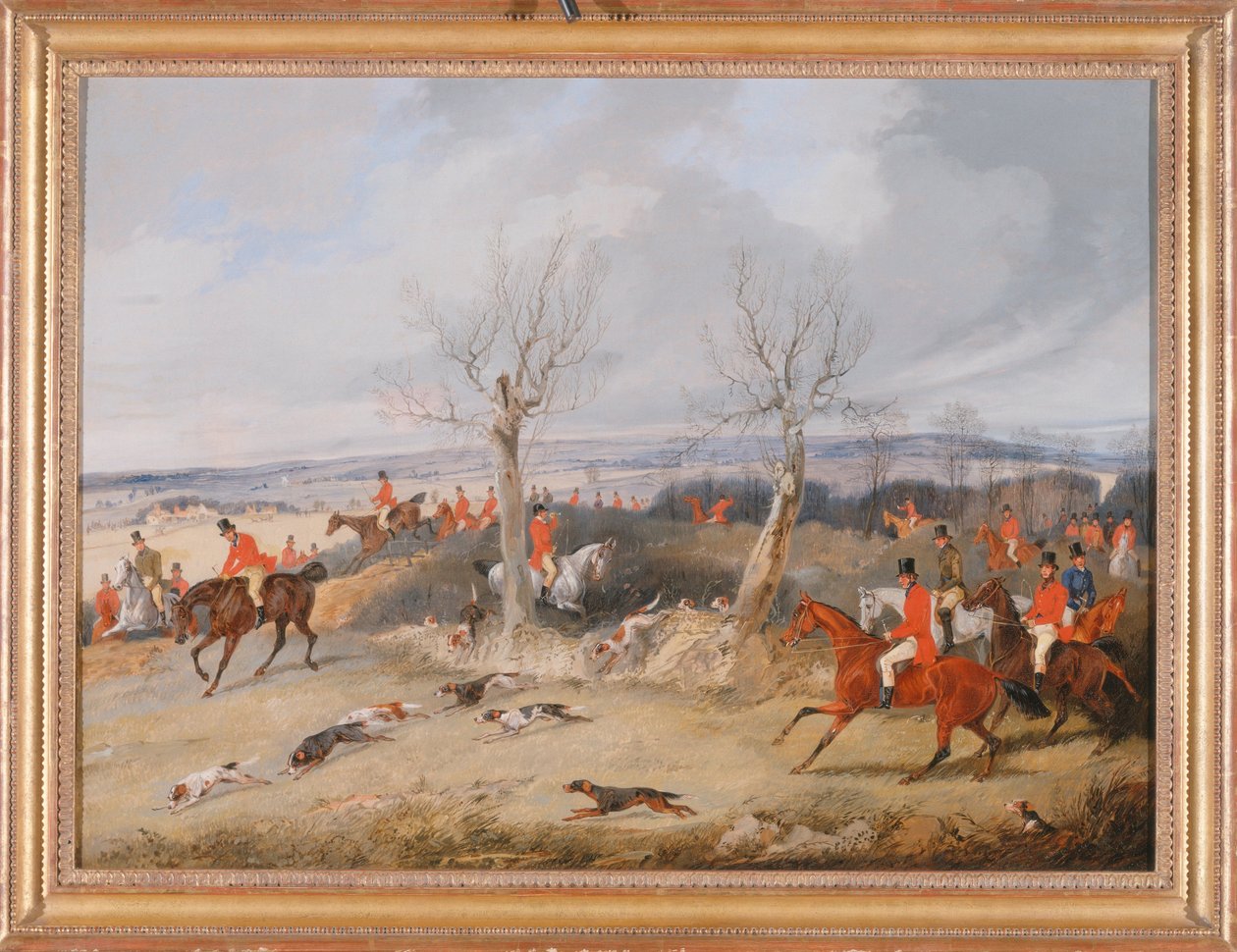 Jachtscène - In Volle Jacht door Henry Thomas Alken