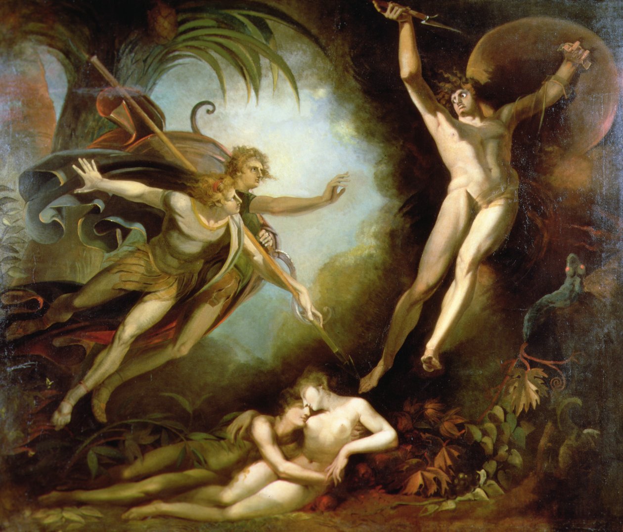 Satan Start van de Aanraking van Ithuriel