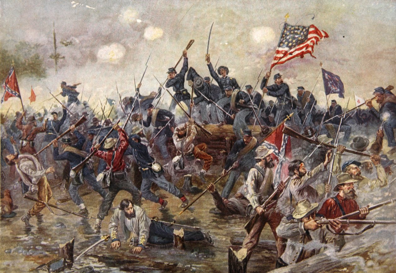 De Slag bij Spotsylvania, 8-21 mei 1864 door Henry Alexander Ogden