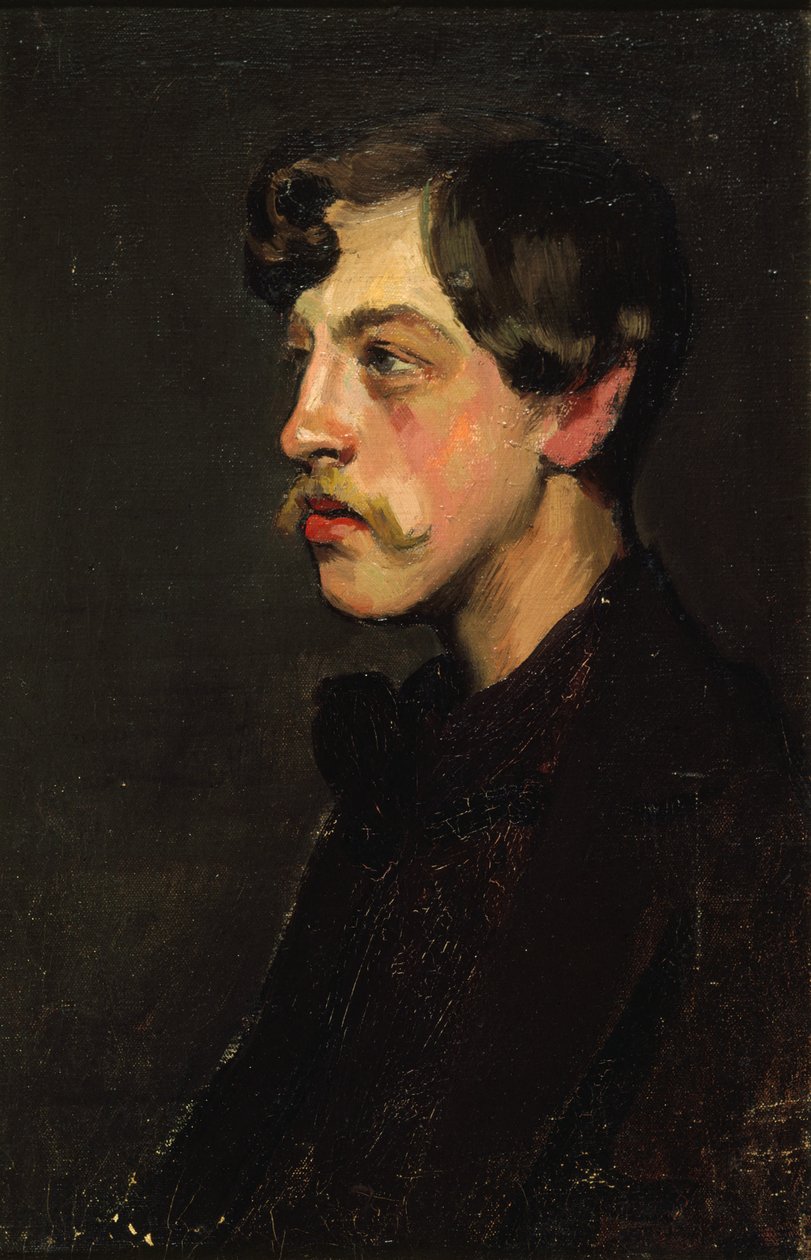Portret van de dichter Camille Mauclair 1872-1945, ca. 1895 door Henry Bataille