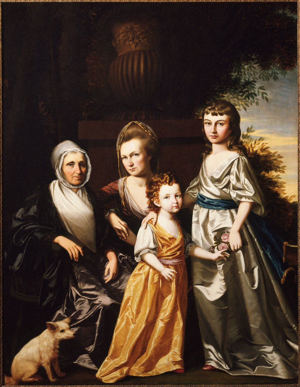 De familie Hartley door Henry Benbridge