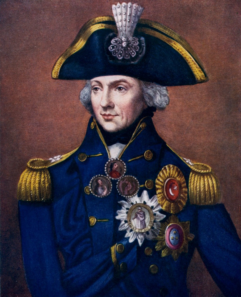 Admiraal Sir Horatio Nelson door Henry Bone