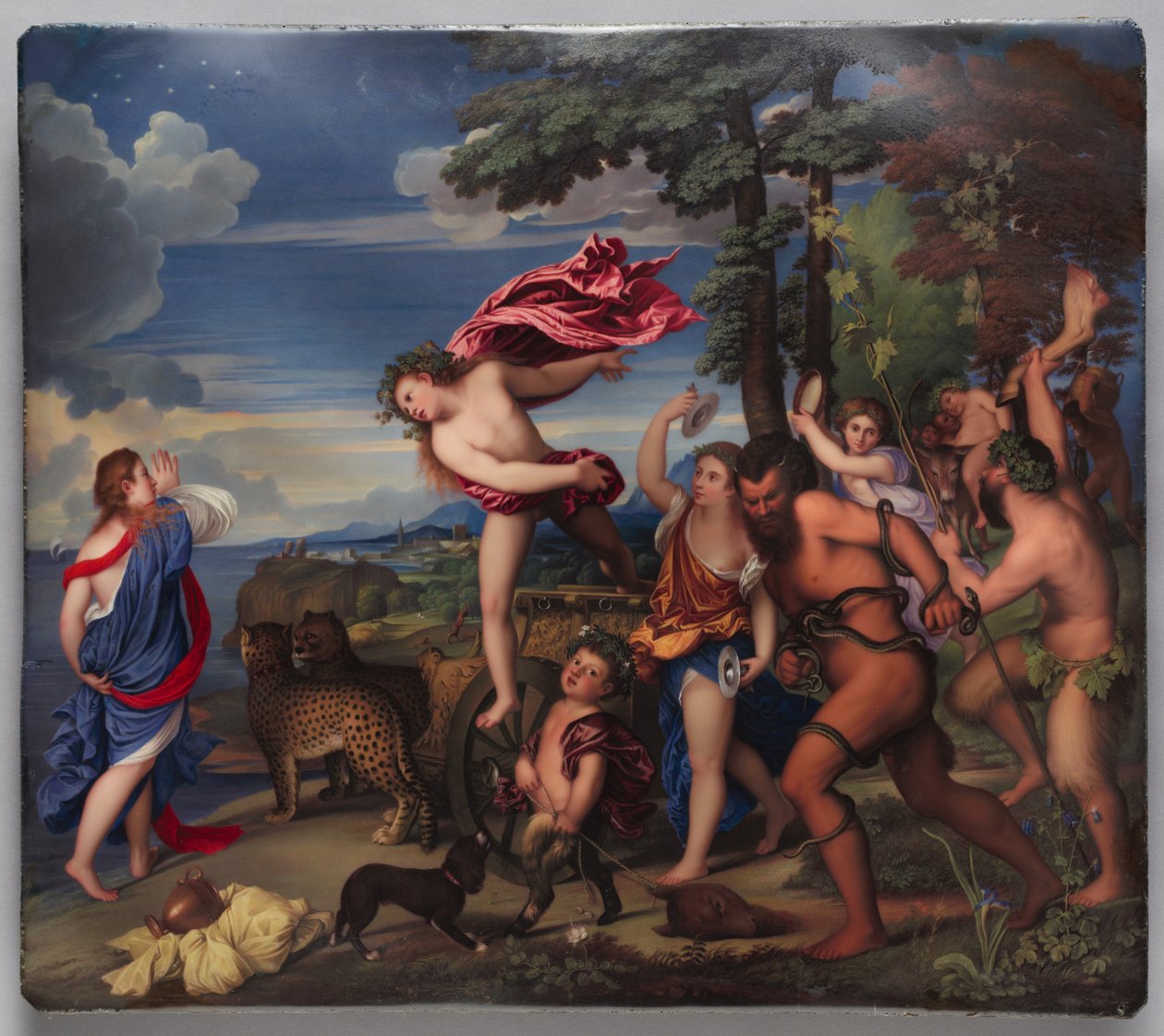 Bacchus en Ariadne door Henry Bone