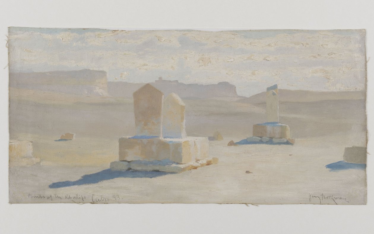 Caïro, graven van de kaliefen door Henry Brokman-Knudsen