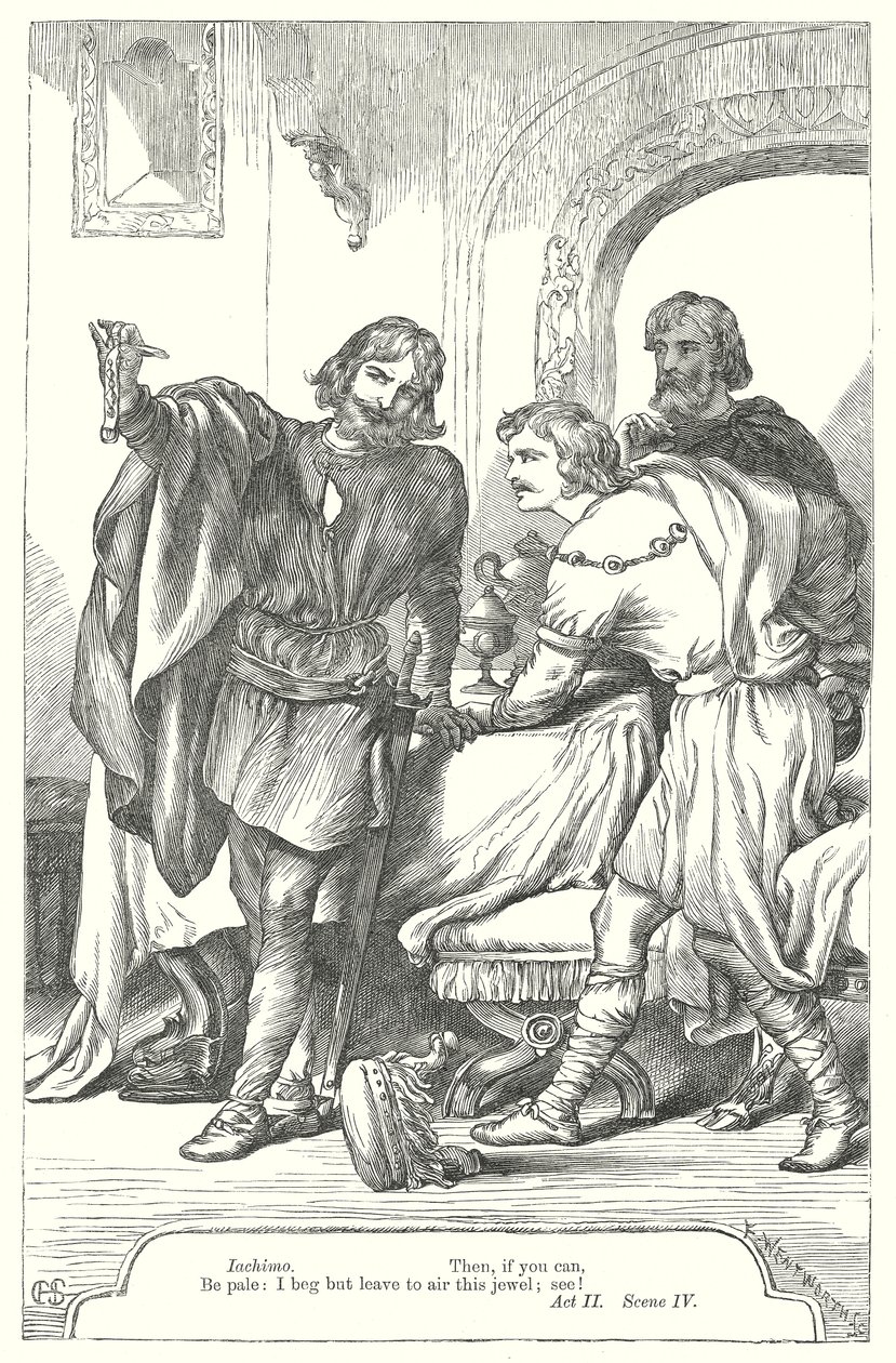 Cymbeline (gravure) door Henry Courtney (after) Selous