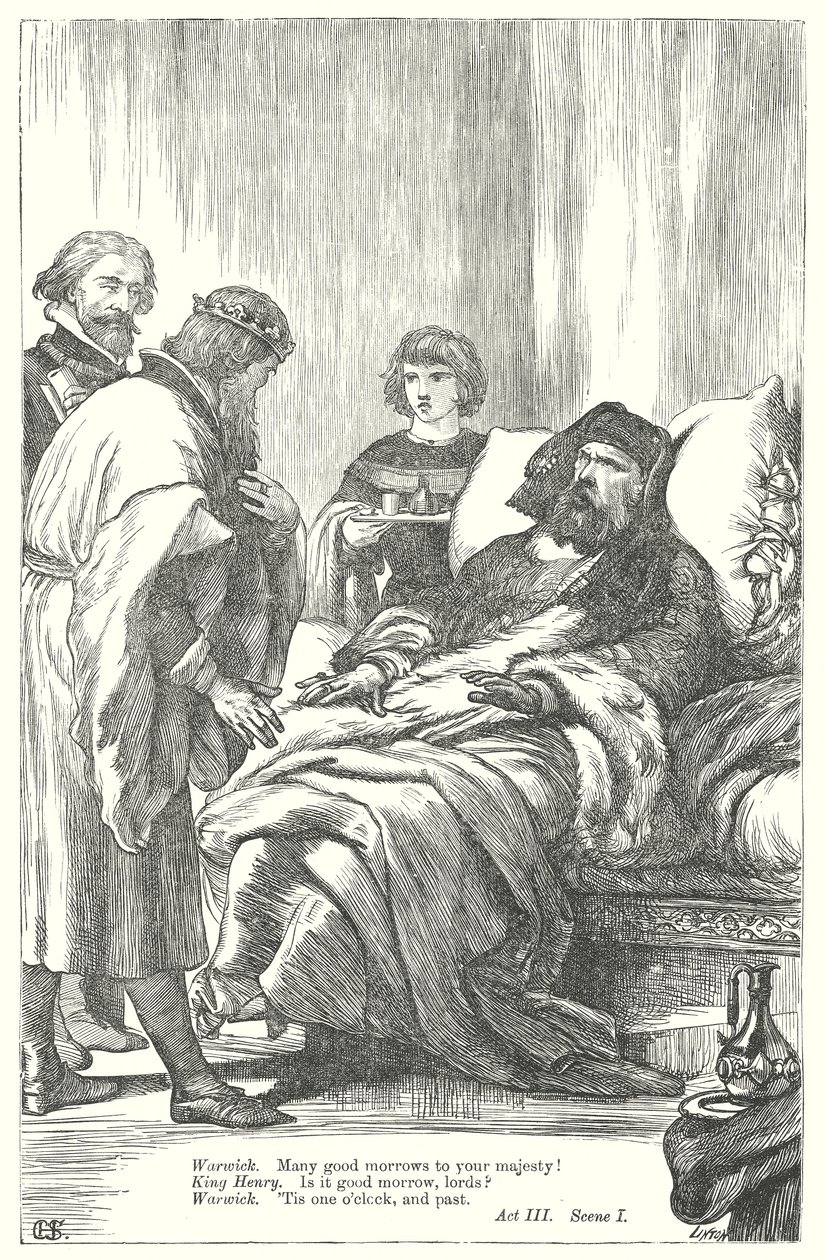 King Henry IV Deel II (gravure) door Henry Courtney (after) Selous