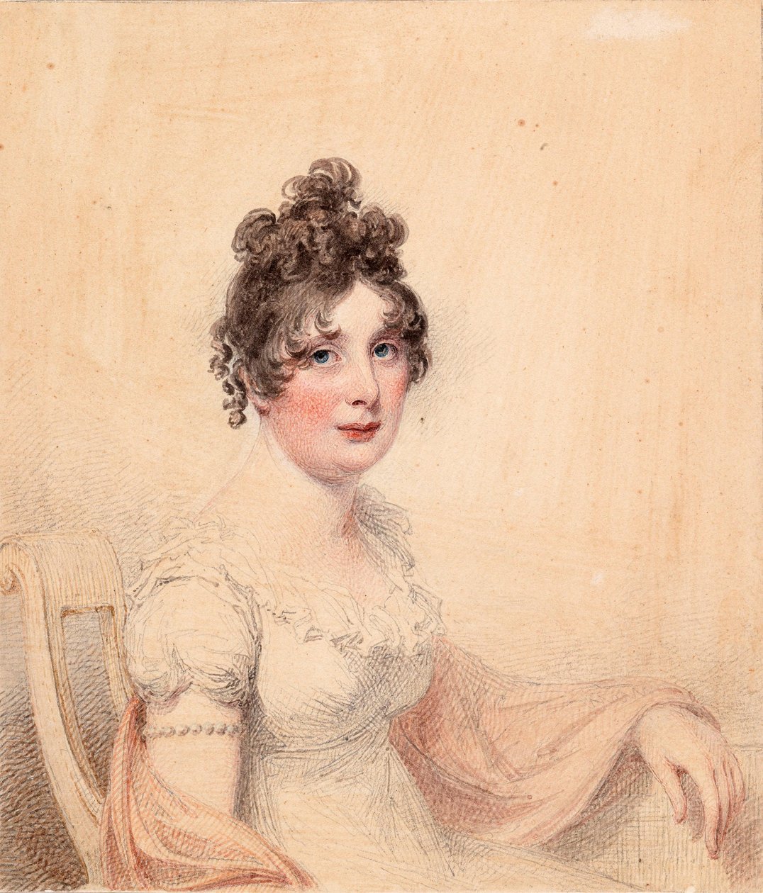 Lady Juliana Saint Aubyn (1769-1856) door Henry Edridge