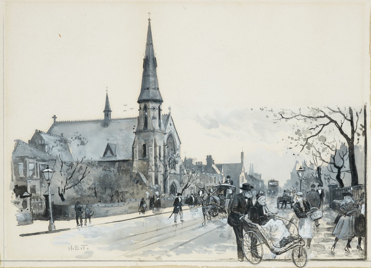Longsight Wesleyan Kapel door Henry Edward Tidmarsh