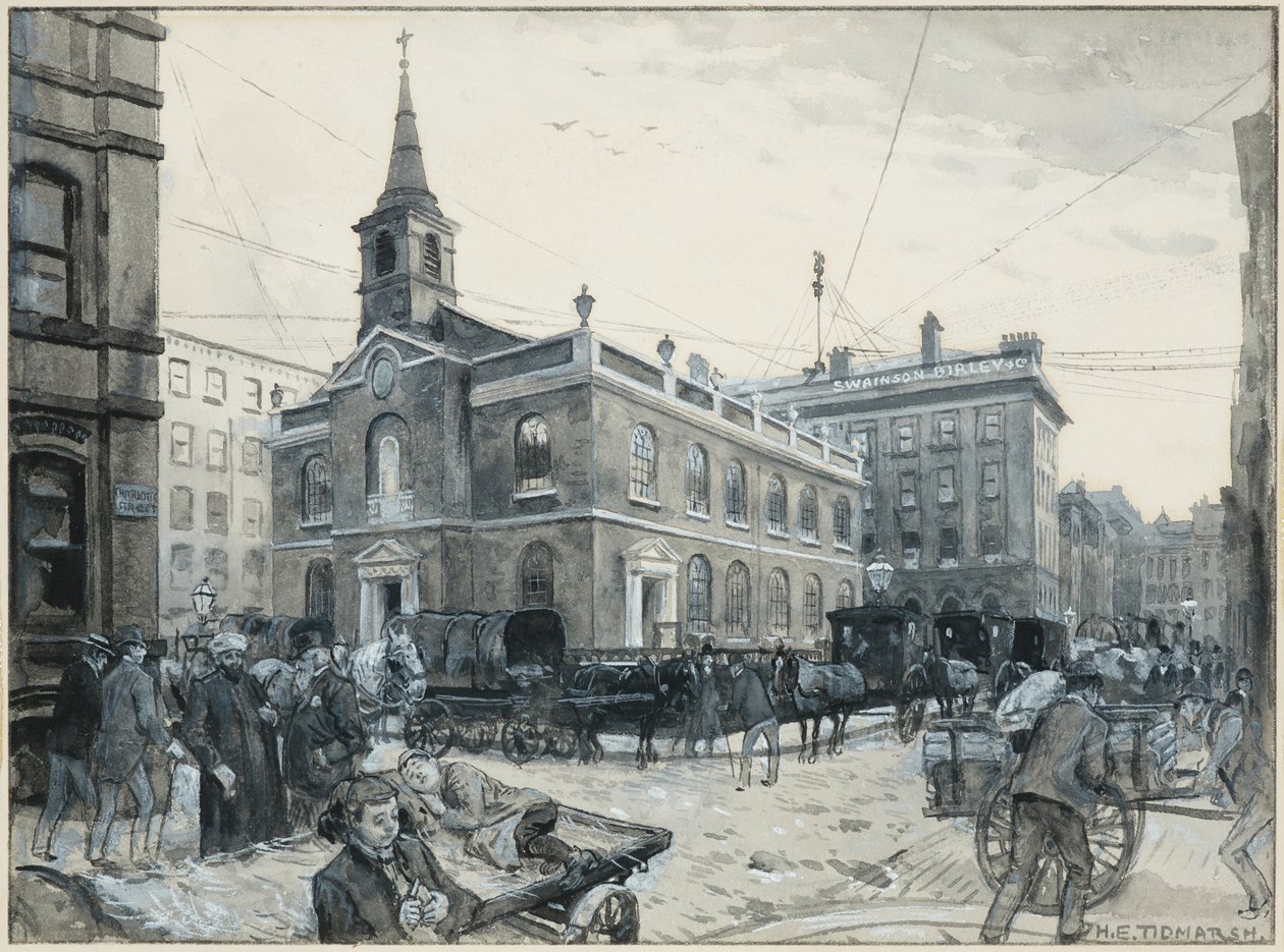 St. James, Manchester door Henry Edward Tidmarsh