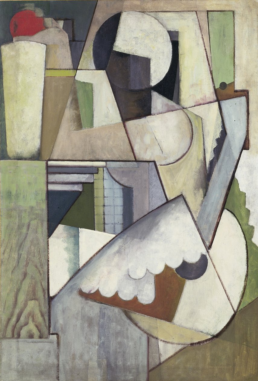 Figuur met gitaar II door Henry Fitch Taylor