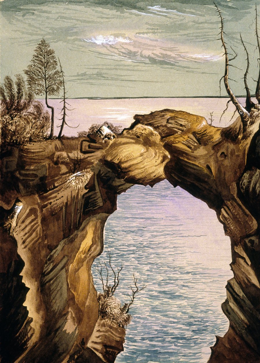 Landschap door Henry Francis Ainslie