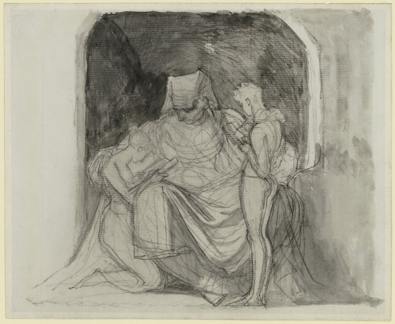 De geest van kennis door Johann Heinrich Füssli