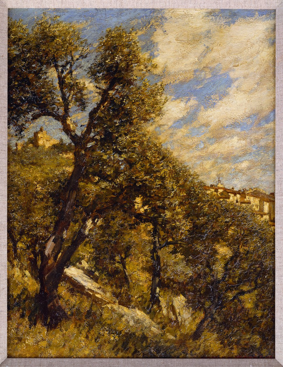Lente in de Provence door Henry Herbert La Thangue