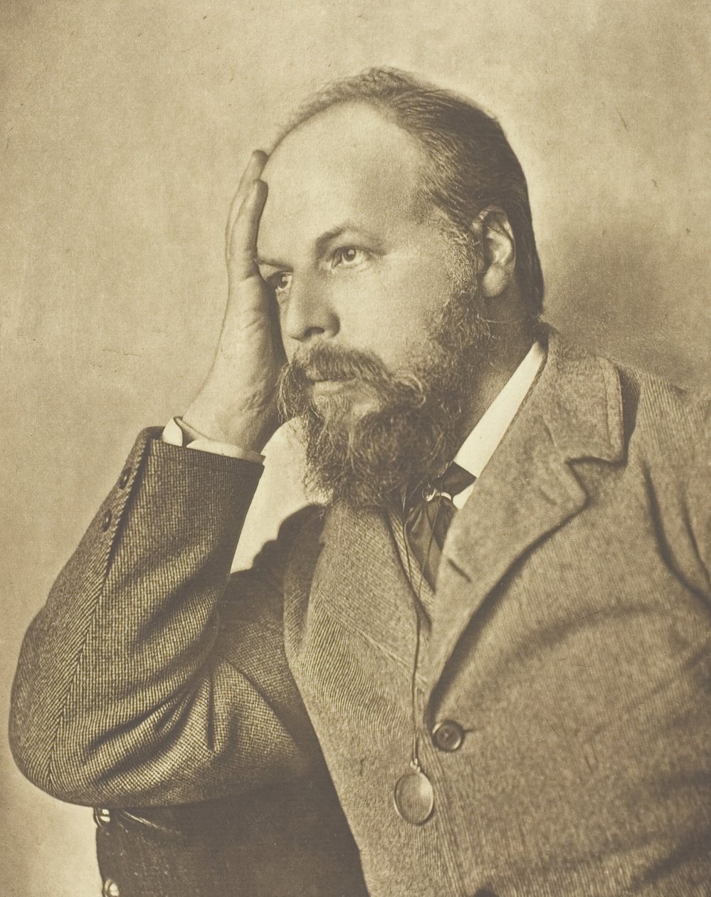 Hallam, Lord Tennyson, ca. 1893 door Henry Herschel Hay Cameron