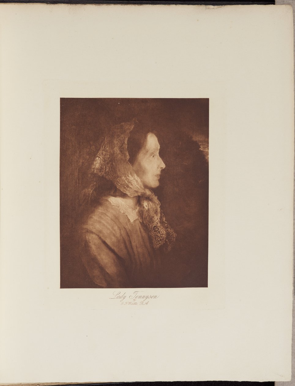 Lady Tennyson door Henry Herschel Hay Cameron
