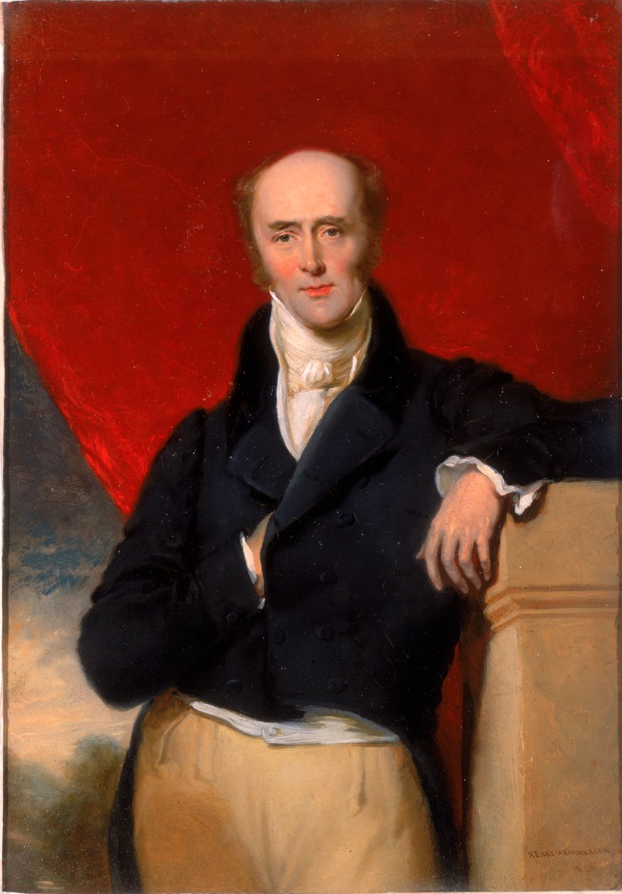 Portret van de zeer eerbiedwaardige graaf Grey K.G., 1848 door Henry Hetherington Emmerson