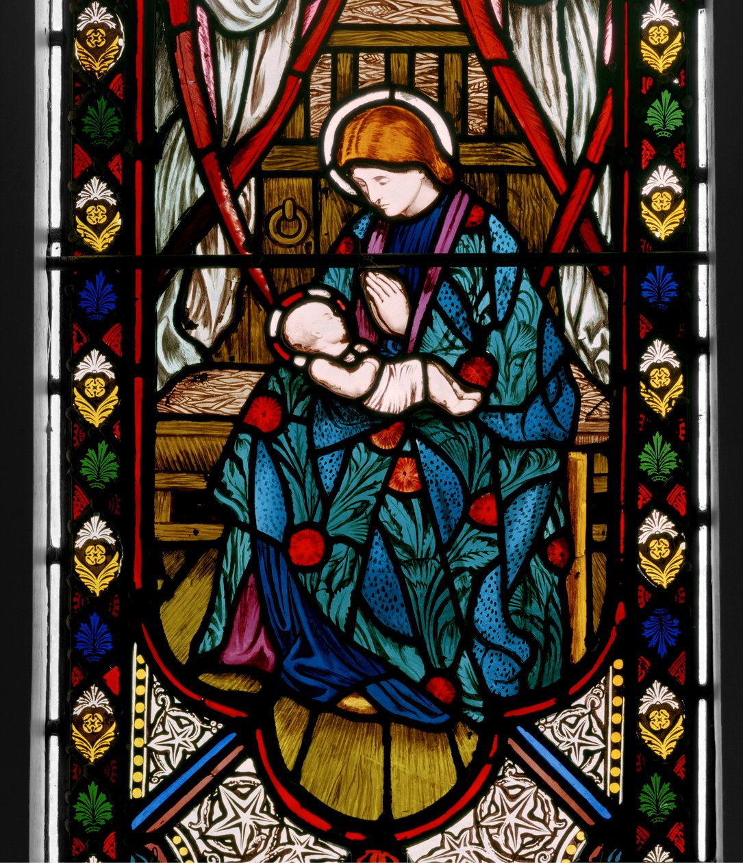 Madonna en Kind, 1863 door Henry Holiday