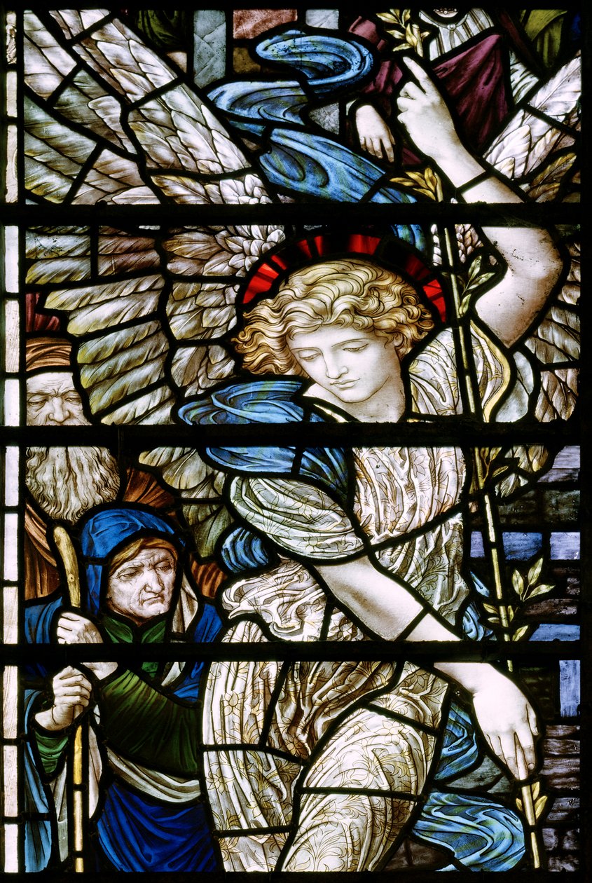 De Poel van Bethesda (detail), Engel door Henry Holiday