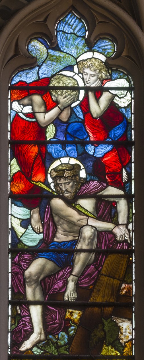 Westminster, St Margaret, James Powell & Sons, Henry Holiday, De Passie van Christus, 1883 door Henry Holiday