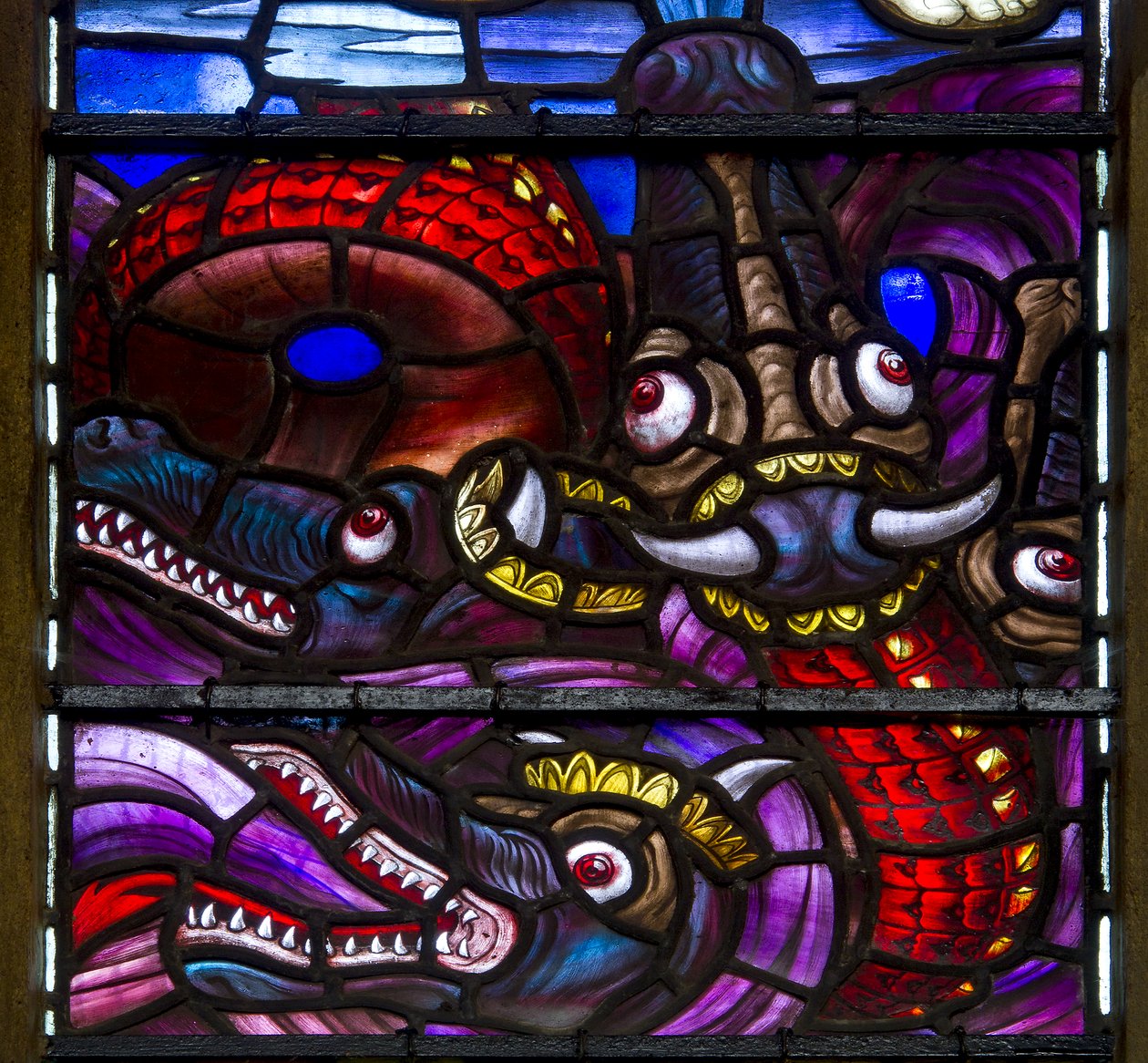 De draken (detail) door Henry Holiday