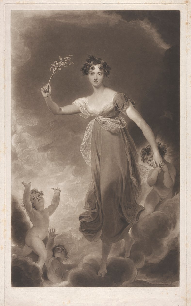 Lady Leicester als Hoop door Henry Hoppner Meyer