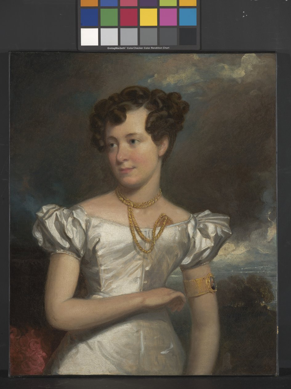 Portret Van Clara Fisher door Henry Inman