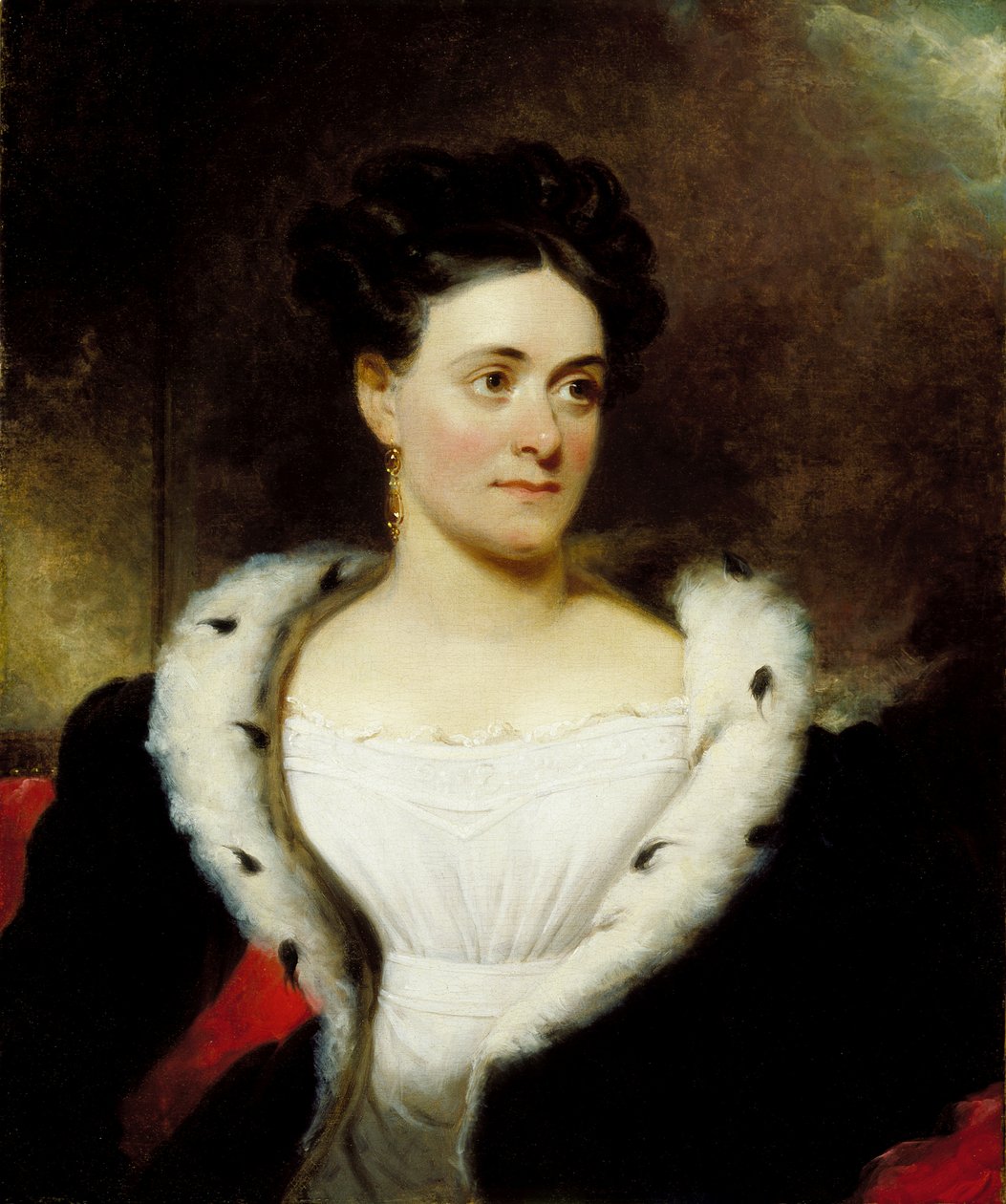 Portret van mevrouw James W. Wallack door Henry Inman