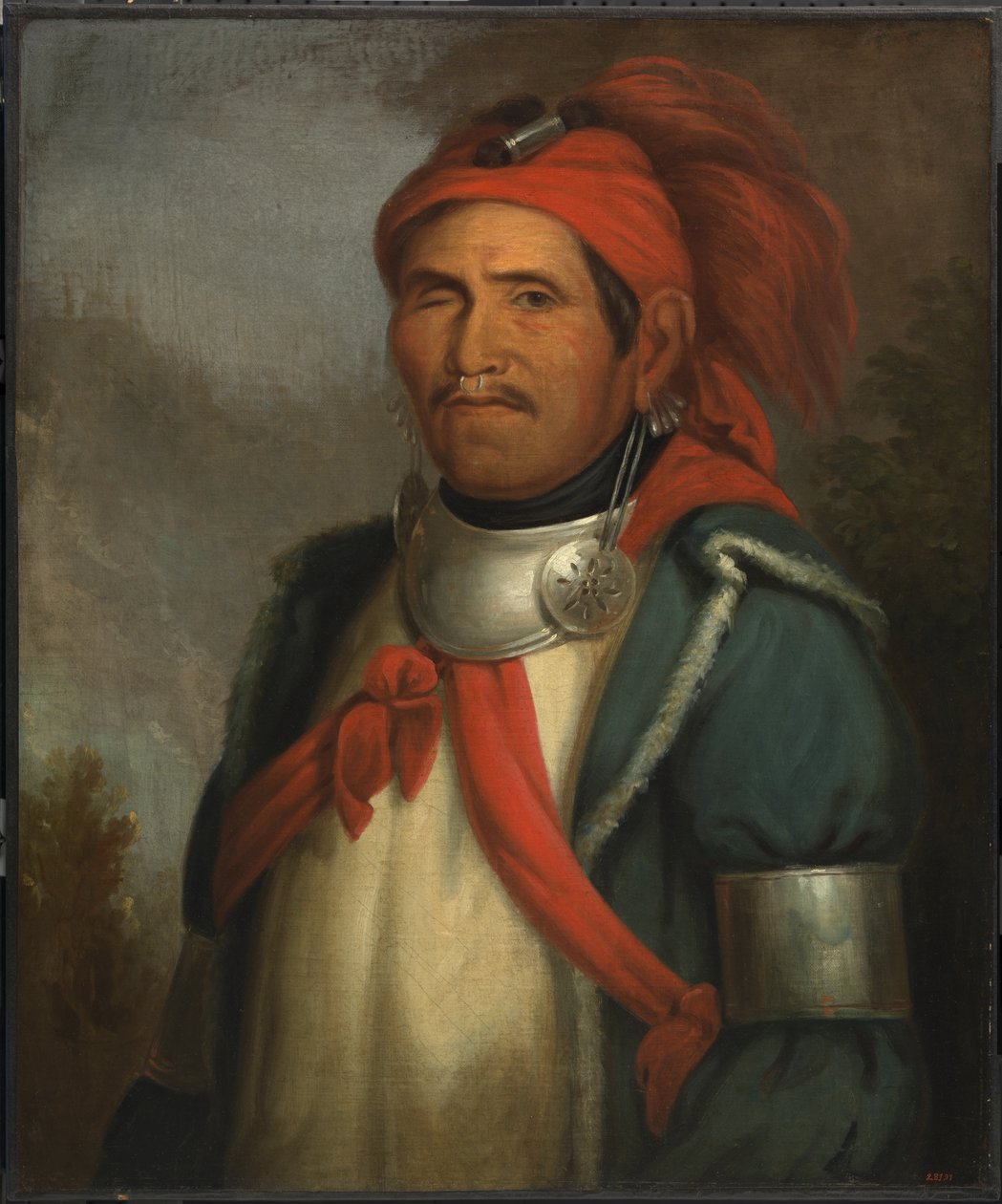 Tenskwatawa door Henry Inman