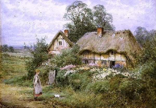 Het Witte Katje Voeren door Henry John Sylvester Stannard