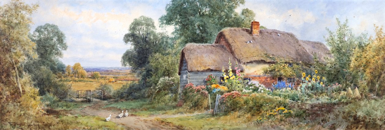 Het Landhuisje door Henry John Sylvester Stannard