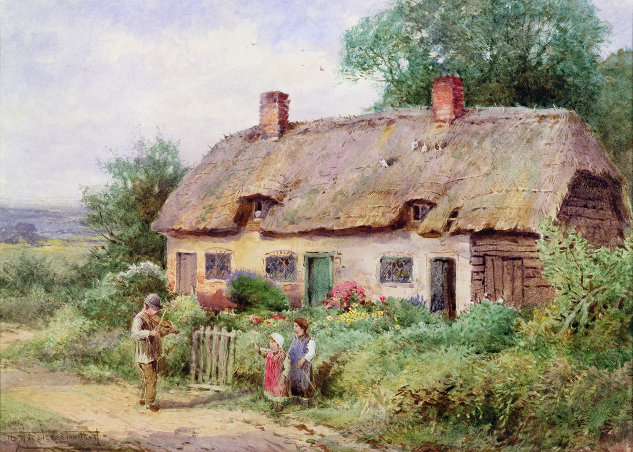 De Fiddler door Henry John Sylvester Stannard
