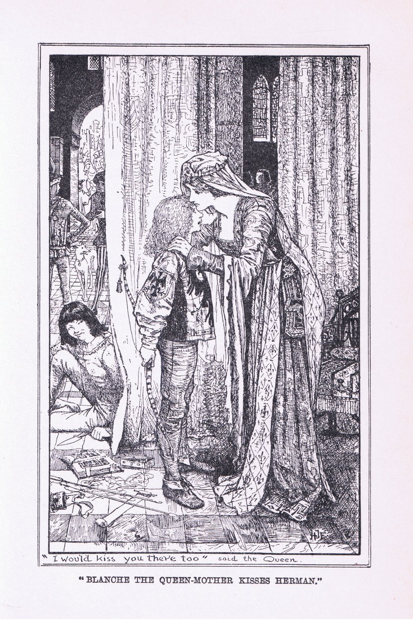Blanche de koningin-moeder kust Herman, 1912 door Henry Justice Ford
