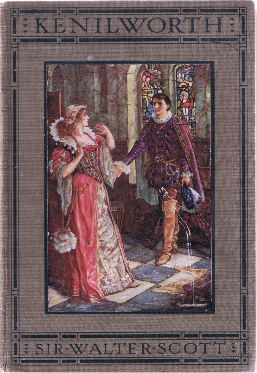Voorkant, illustratie uit Kenilworth, ca. 1910 door Henry Justice Ford